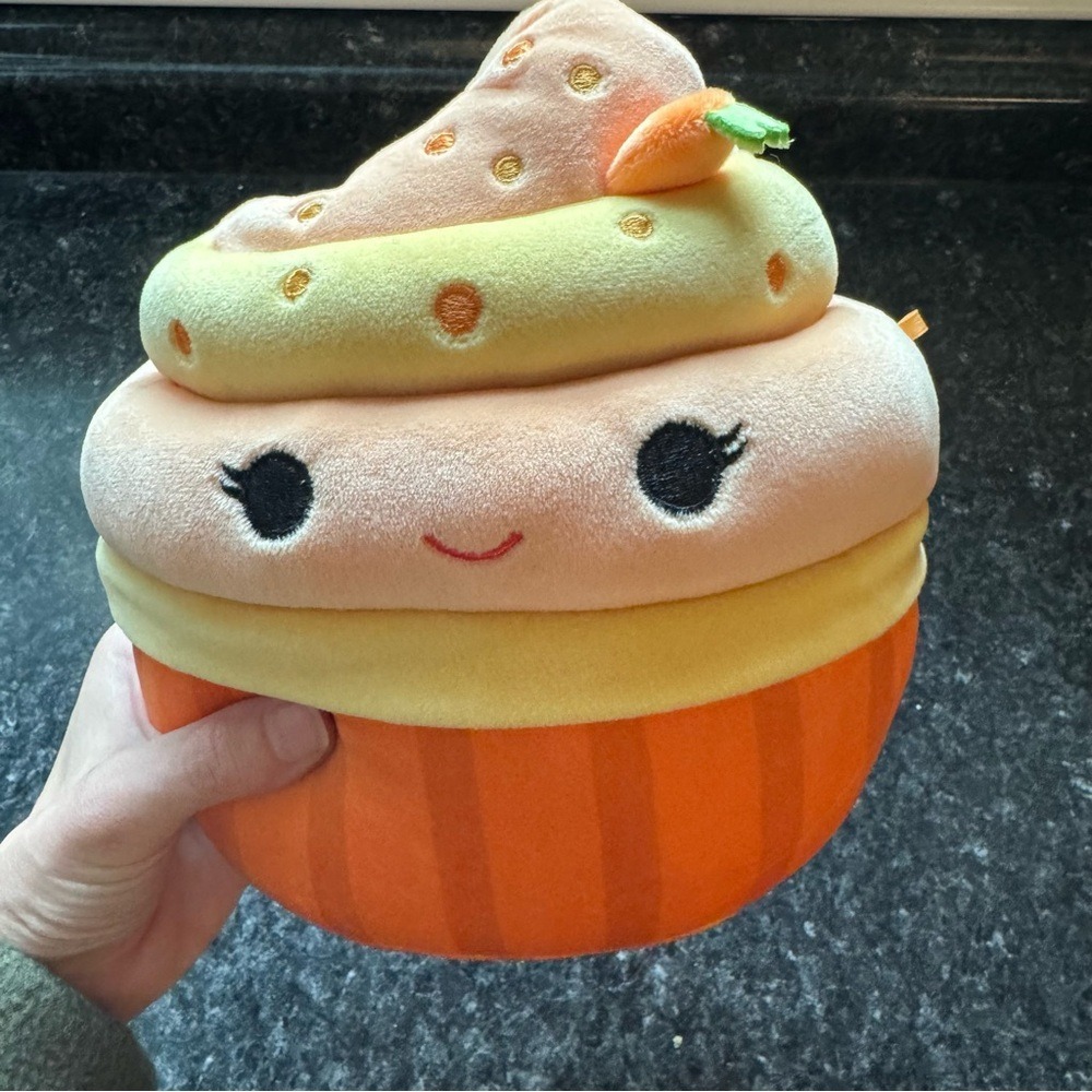 Squishmallows Orange Keisha the Carrot Cake Medium Sized Plush Soft Stuffed Toy‎